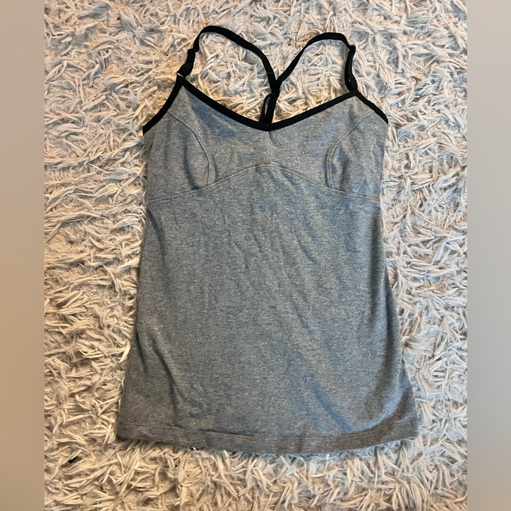 Nike gray, athletic tank top